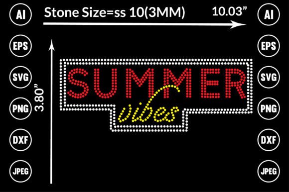 Capture the Season: A Guide to the Summer Vibes Rhinestone Design