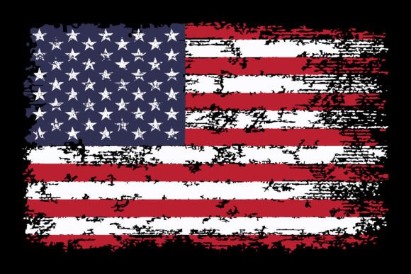 Capturing American Spirit: The Vintage USA Distressed Flag Design