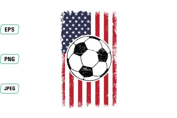 Celebrating the Game: Football Design with USA Flag Aesthetics