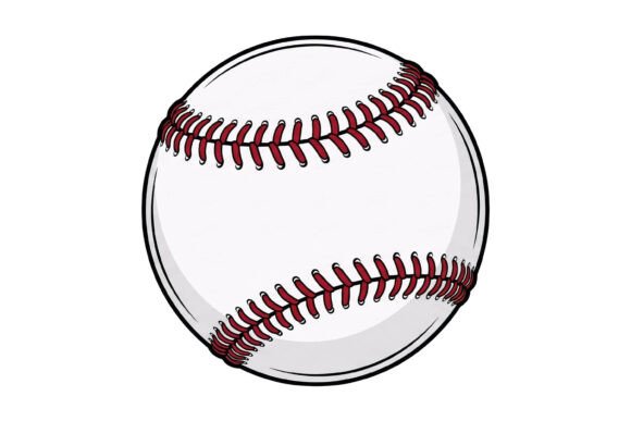 Classic Baseball Ball Sport Design: A Home Run for Your Projects
