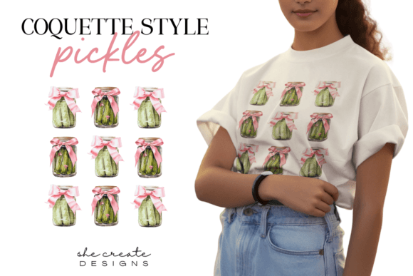 Coquette Pickles Design PNG: Your Creative Toolkit