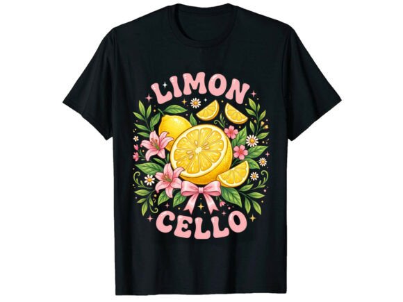 Limon Cello Summer T-Shirt Design: Capture the Season's Vibe