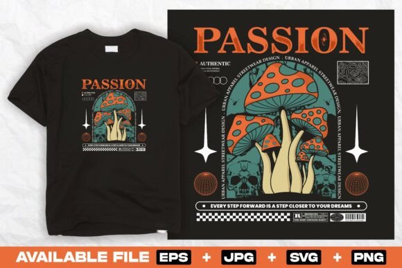 Mushroom Y2K Urban Streetwear: A Fusion of Retro and Nature