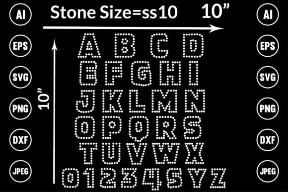 Sparkle and Shine: The Alphabet Rhinestone Design for Modern Creators