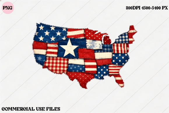 Stitching a Nation: The Art of the USA Flag Map Patchwork