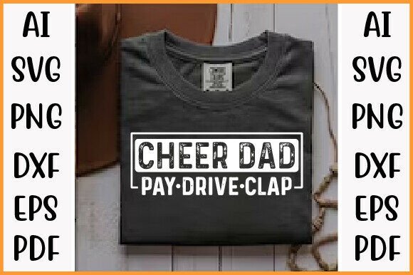 Unleash Your Spirit: Crafting with Cheer Dad SVG & PNG Designs