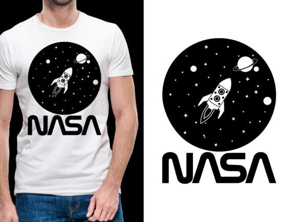Unlocking the Cosmos: A Guide to the NASA Illustration T-Shirt Design